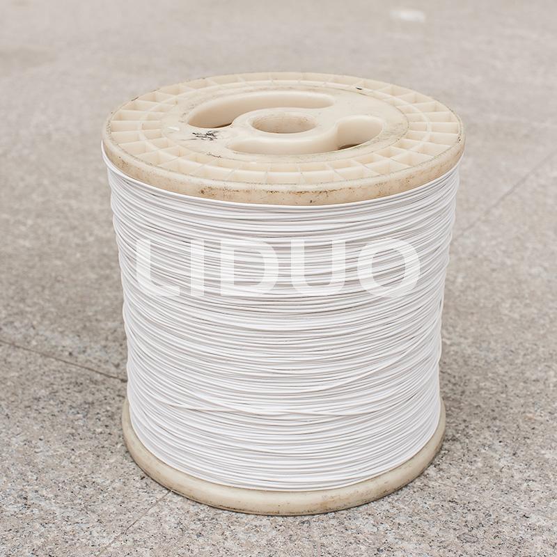 Silicone-coated wire