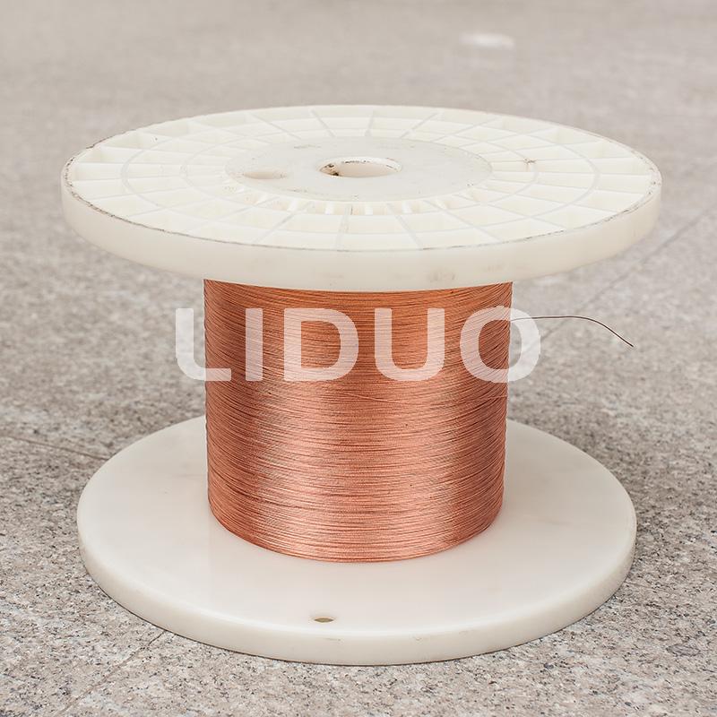 Bare copper tinsel wire