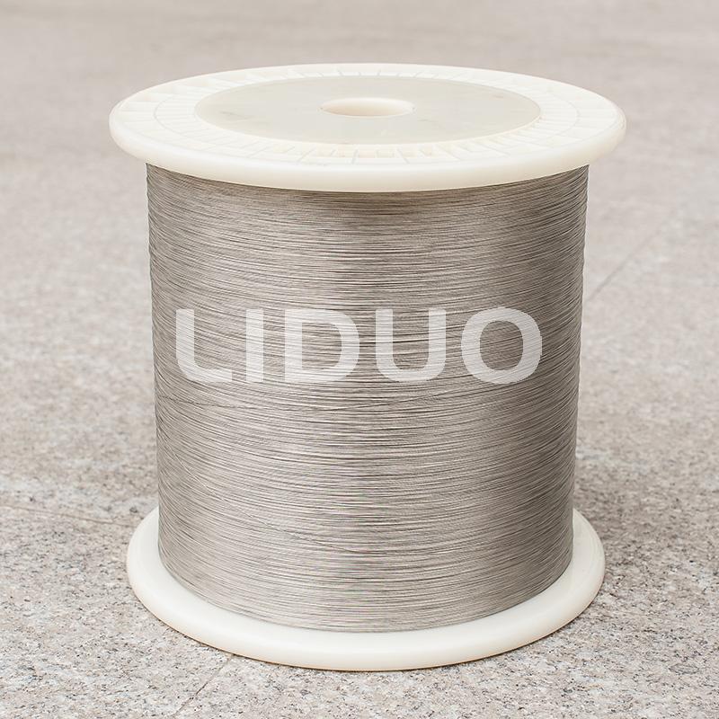 Tin-plated copper alloy tinsel wire